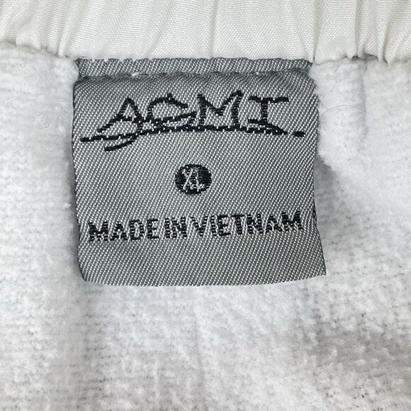 Vintage FUBU Sport Track Suit Set Jacket and Pants Men’s XL White Black Stripe - Picture 7 of 16